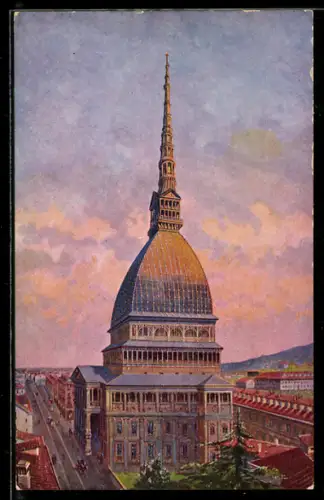 Künstler-AK Torino, Esposizione Internazionale 1911, Mole Antonelliana, Ausstellung