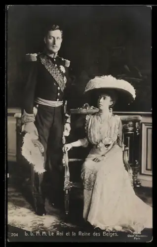 AK König und Königin von Belgien