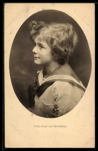 AK Prinz Ernst von Hohenberg als Knabe