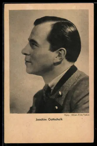 AK Schauspieler Joachim Gottschalk im eleganten Jackett