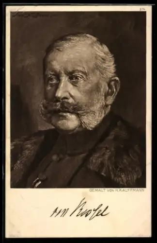 Künstler-AK H. Kauffmann: Portrait österreichischer Heerführer in Uniform