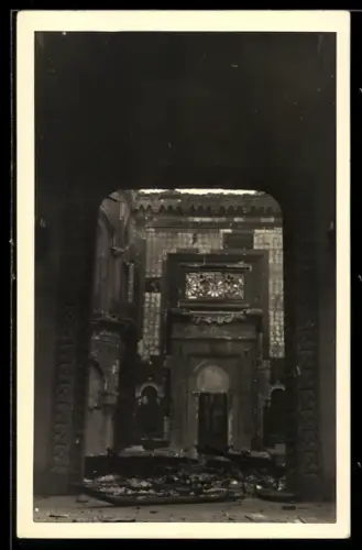 Foto-AK Turin, Synagoge, Innenansicht