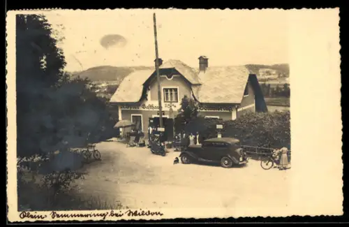 Foto-AK Klein-Semmering bei Wildon, R. Spiel Gasthaus, Kaffee und Gastwirtschaft