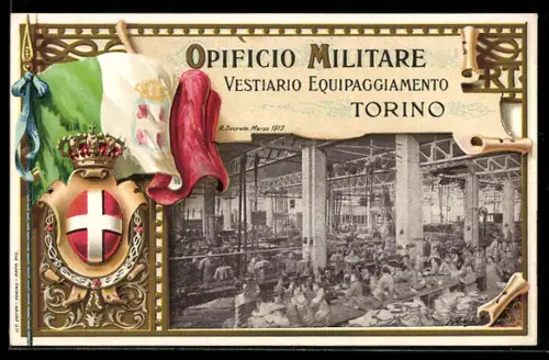 AK Torino, Opificio Militare Vestiario Equipaggiamento
