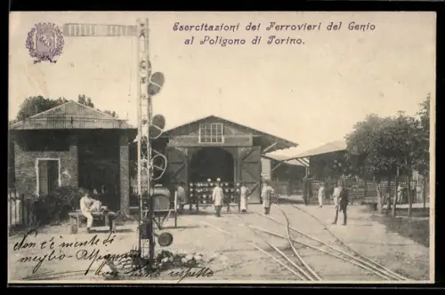 AK Torino, Esercitazioni dei Ferrovieri del Genio al Poligono