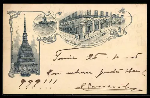 AK Torino, Caffé-Ristorante Dilei, Rossi Virginio Propr., Monte dei Cappuccini