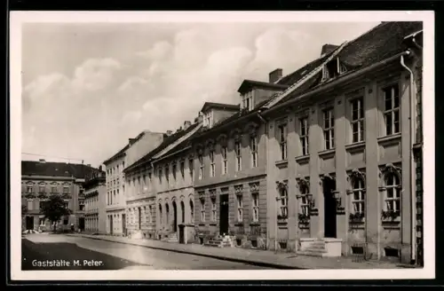 AK Potsdam, Gaststätte M. Peter in der Bäckerstrasse 2