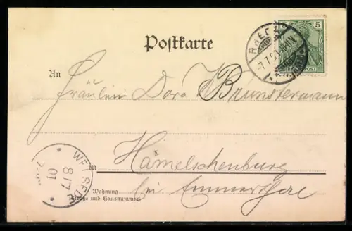 AK Rheda, Garten-Restaurant Waldlust von F. Massmann