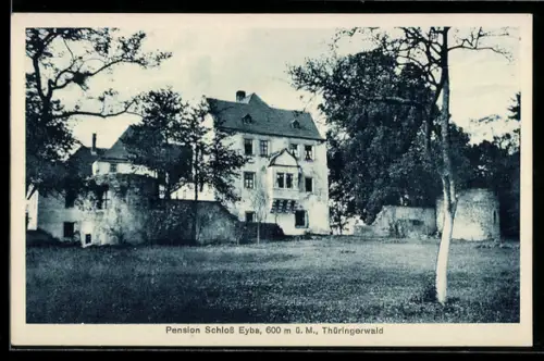 AK Eyba /Thür., Hotel-Pension Schloss Eyba