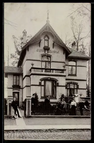 Foto-AK Hamburg-Wandsbek, Ansicht der Villa Eichtal