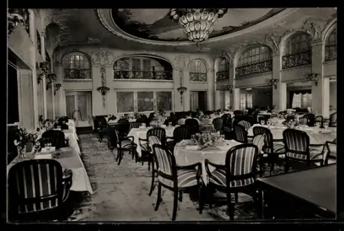 AK Passagierschiff New York der Hamburg-Amerika Linie, Halle 2. Klasse