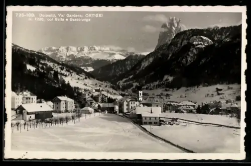 AK Ortisei /Val Gardena, Panorama