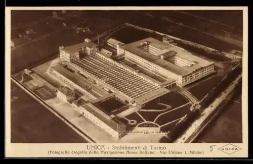 AK Torino, Stabilimenti Unica dall`alto