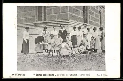 AK Torino, Stanze dei bambini per i figli dei richiamati
