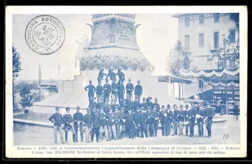 AK Torino, Commemorazione Cinquantenaria della Campagna di Crimea 1855-1905