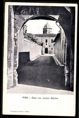 AK Pisa, Casa ove nacque Galileo