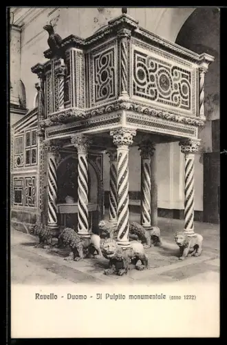 AK Ravello, Duomo, Il Pulpito monumentale