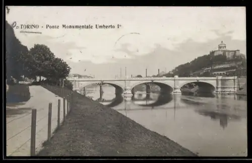 AK Torino, Ponte Monumentale Umberto Io