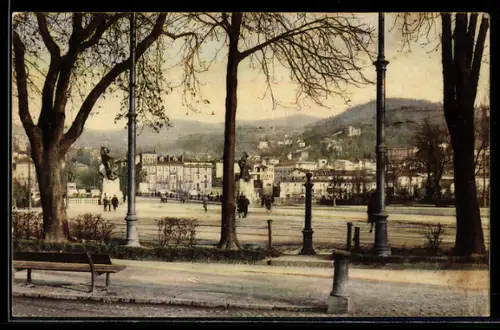 AK Torino, Corso Vittorio Emanuele e Ponte Monumentale Umberto I