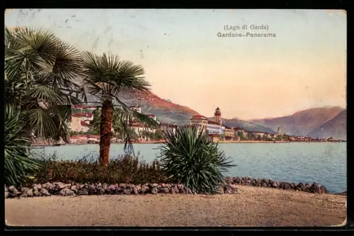AK Gardone /Lago di Garda, Panorama