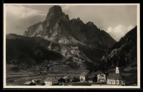 AK Corvara in Ladinia, Panorama col Sass Songher, Dolomiti