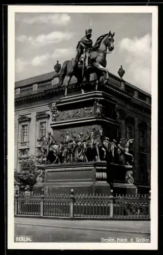 AK Berlin, Denkmal Friedrich des Grossen