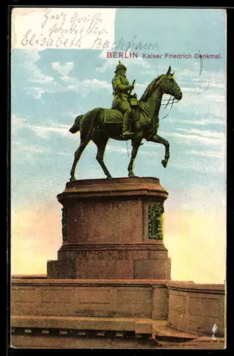 AK Berlin, Kaiser Friedrich Denkmal, Museumsinsel