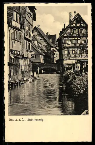 AK Ulm a. d. D., Klein-Venedig