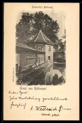 AK Göttingen, Bismarck`s Wohnung