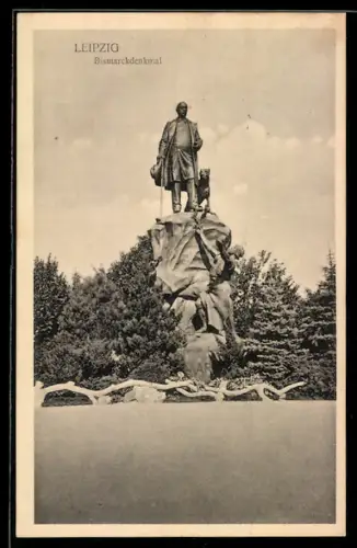 AK Leipzig, Bismarckdenkmal