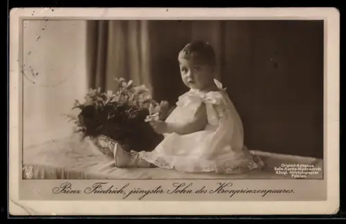 AK Prinz Friedrich, Portrait als Kleinkind