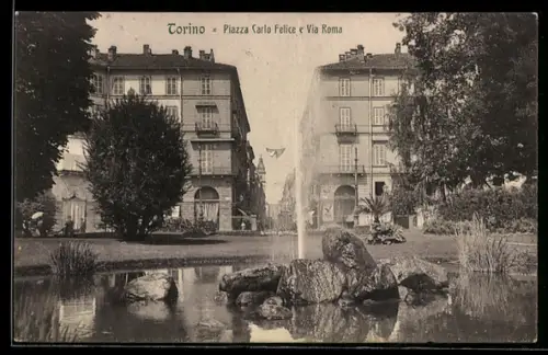AK Torino, Piazza Carlo Felice e Via Roma