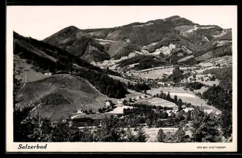 AK Salzerbad, Blick auf den Ort