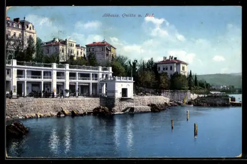 AK Abbazia / Opatija, Quitta und Bad