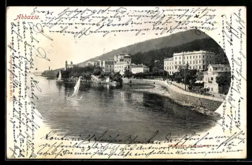 AK Abbazia, Südlicher Strandweg, Segelboote