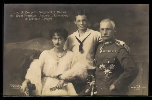 AK Prinz Albrecht mit seinen Eltern