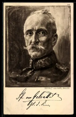 Künstler-AK Freiherr v. Gebsattel