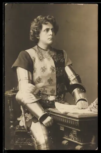 AK Schauspieler Rudolf Christians als König Heinrich V.