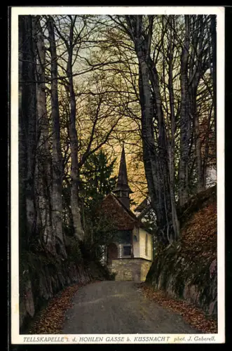 AK Küssnacht, Tellskapelle i. d. Hohlen Gasse