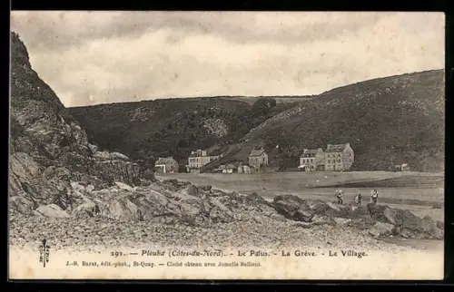 AK Plouha /Côtes-du-Nord, Le Palus, La Grève, Le Village