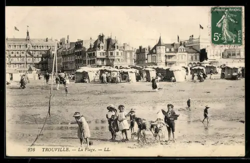 AK Trouville, La Plage