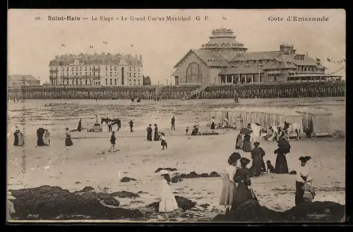 AK Saint-Malo, La Plage, Le Grand Casino Municipal