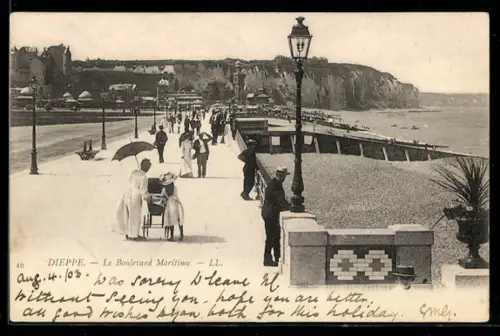 AK Dieppe, Le Boulevard Maritime