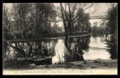 AK Saint-Benoît, Le Clain et le Viaduc