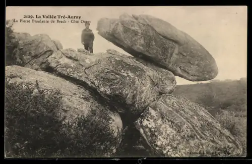AK La Vallée Tré-Auray, La Pierre Branlante de Brech, Côté Ouest