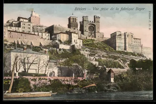 AK Béziers, Vue prise de la fabrique Boyer