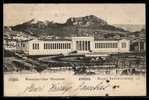 AK Athènes, Musée Archéologique