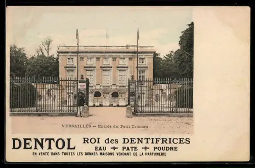 AK Versailles, Entrée du Petit Trianon