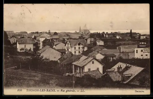 AK Thonon-les-Bains, Vue générale