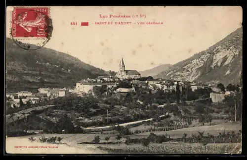 AK Saint-Pé d`Ardet, Vue générale